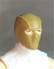 Male Head: Balaclava Mask DARK TAN Version - 1:18 Scale MTF Accessory for 3-3/4" Action Figures