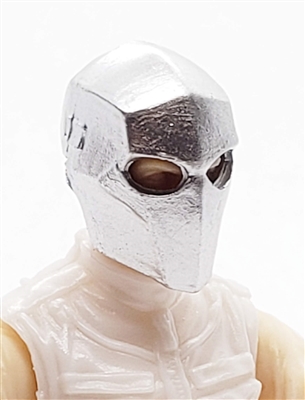Armor Mask: SILVER Version - 1:18 Scale Modular MTF Accessory for 3-3/4" Action Figures
