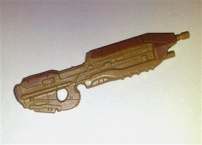 SPACE COMMAND Assault Rifle TAN w/ BROWN Version - 1:18 Scale Weapon for 3-3/4 Inch Action Figures