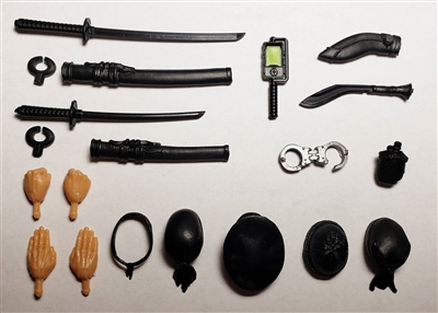 MTF  Weapon & Accessory DELUXE Set - 1:18 Scale Weapon Set for 3-3/4" Action Figures