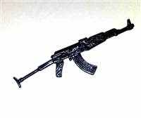 AK-47 Assault Rifle with Folding stock - 1:18 Scale Weapon for 3 3/4 Inch Action Figures