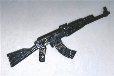 AK-47 Assault Rifle with Wood Stock - 1:18 Scale Weapon for 3 3/4 Inch Action Figures
