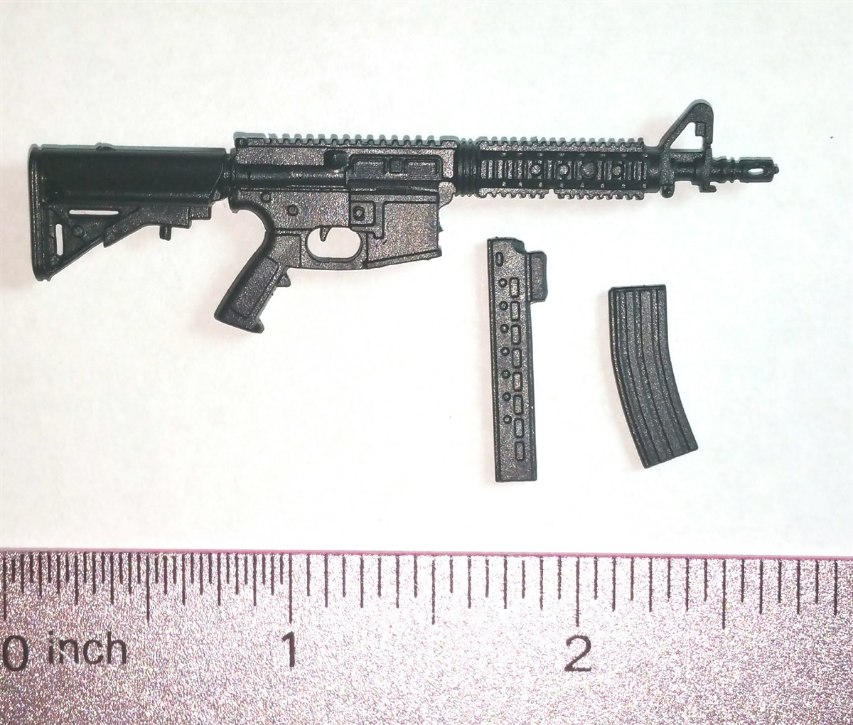 Gun Runners Weapons M4-CQB Assault Rifle w//Accessory Set 1//12 scale toy.