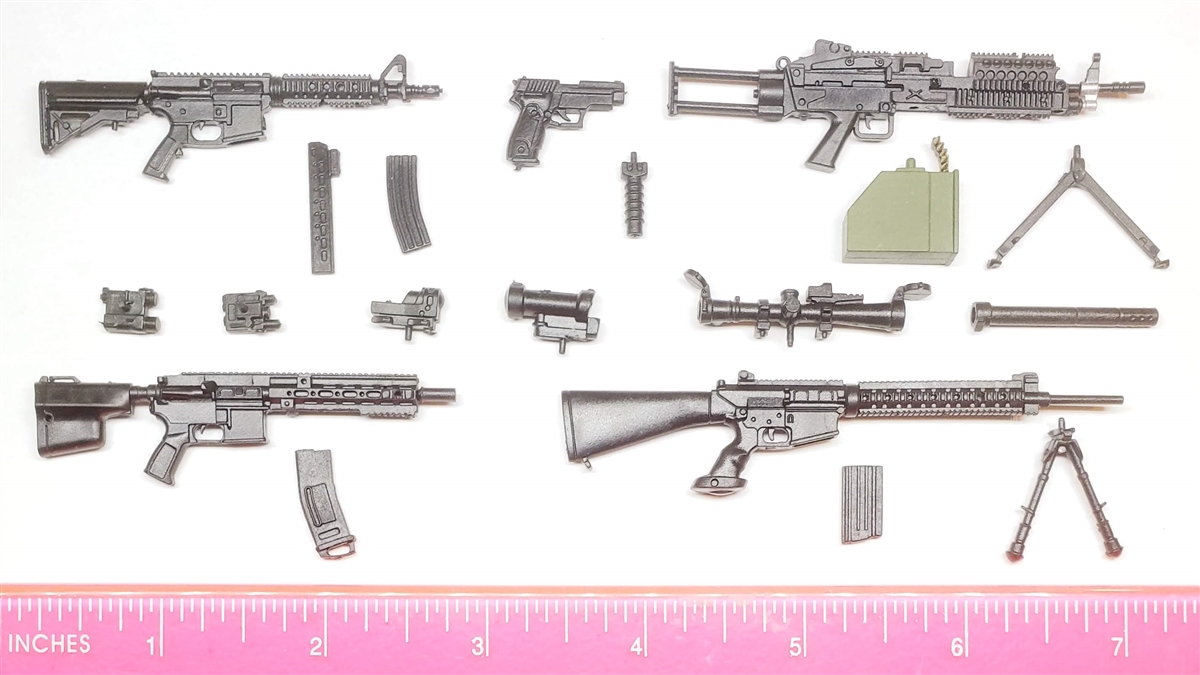 Custom Weapons 1:12 Scale 6 Inch Figures M16 G36 Desert Eagle Arsenal Pack 3 PCS 
