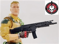 SOCOM Assault Rifle w/ Mag BLACK Version BASIC - "Modular" 1:12 Scale Weapon for 6 Inch Action Figures