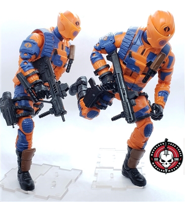 Marauder I.D.S. Action Figure Stands CLEAR (20)- Set of 20 (TWENTY) for 1:12 Scale 6 Inch Figures