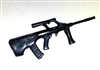AUG77 Rifle BLACK Version - 1:18 Scale Weapon for 3 3/4 Inch Action Figures