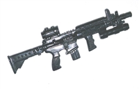 NVR Rifle - 1:18 Scale Weapon for 3 3/4 Inch Action Figures