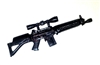 SIG550 Assault Rifle BLACK Version - 1:18 Scale Weapon for 3 3/4 Inch Action Figures