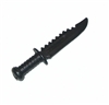 Combat Knife Black - 1:18 Scale Weapon for 3 3/4 Inch Action Figures