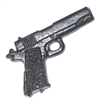 M1911a1 45 Caliber Automatic Pistol BLACK Version - 1:18 Scale Weapon for 3-3/4 Inch Action Figures