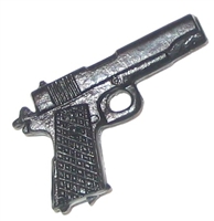 M1911a1 45 Caliber Semi-Automatic Pistol BLACK Version - 1:18 Scale Weapon for 3-3/4 Inch Action Figures