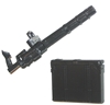 Gatling "STANDARD" Mini-Gun with Ammo Case (1) - 1:18 Scale Weapon for 3-3/4 Inch Action Figures