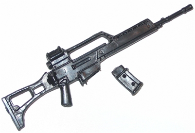 RECON Assault Rifle with Ammo Magazine - 1:18 Scale Weapon for 3-3/4 Inch Action Figures