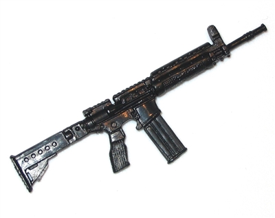 NVR Rifle w/ Mag BASIC - "Modular" 1:18 Scale Weapon for 3-3/4 Inch Action Figures