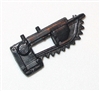Modular Component: Chainsaw Attachment BLACK Version - 1:18 Scale Accessory for 3-3/4 Inch Action Figures