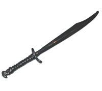 Ninja Scimitar Sword - 1:18 Scale Weapon for 3 3/4 Inch Action Figures