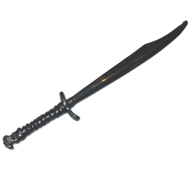 Ninja Scimitar Sword - 1:18 Scale Weapon for 3 3/4 Inch Action Figures