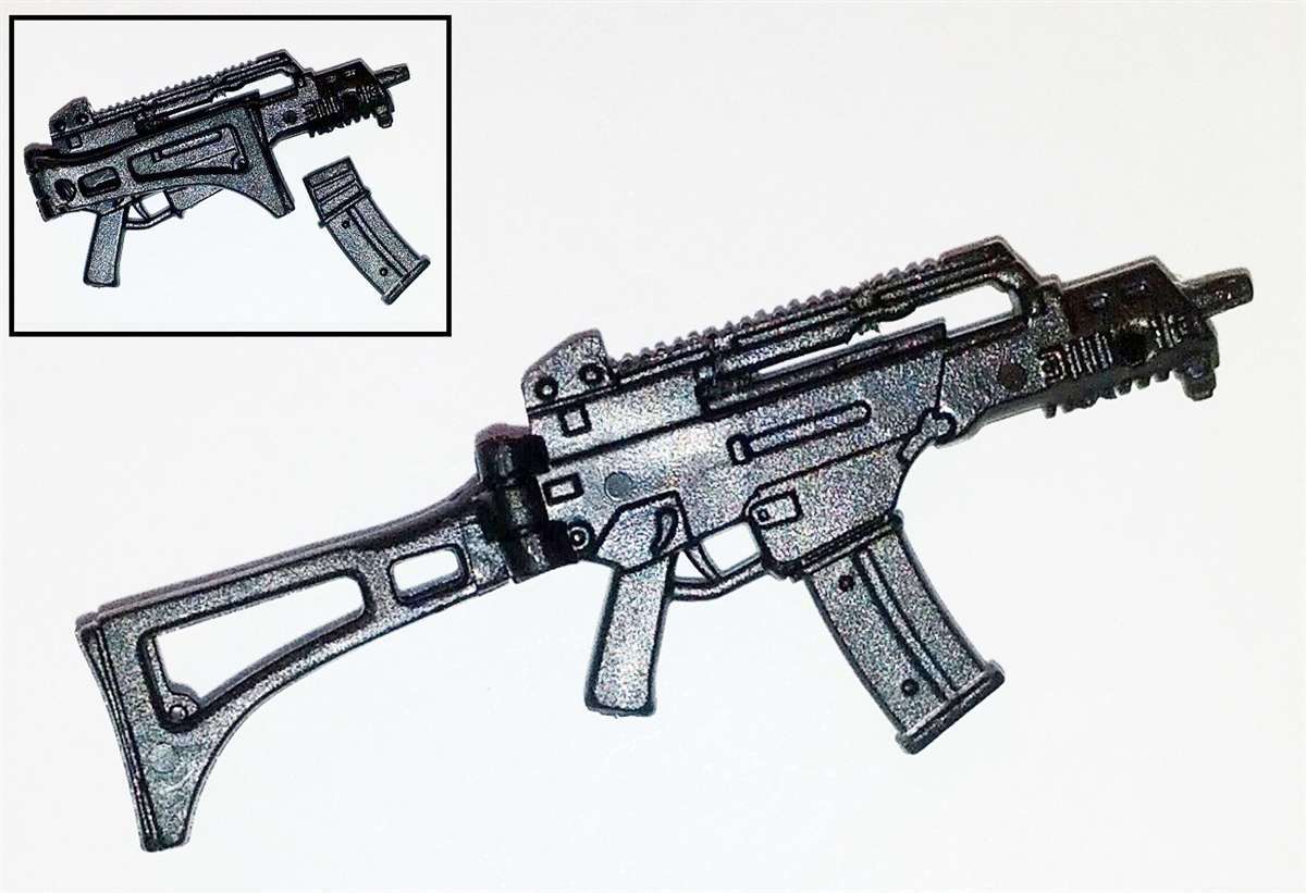 COMMANDO Rifle w/ Mag BLACK Version BASIC - 