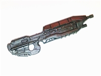 SPACE COMMAND Assault Rifle BLACK Version (1) - 1:18 Scale Weapon for 3-3/4 Inch Action Figures