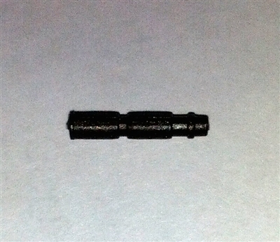 Modular Component: Silencer "Suppressor" (SWAT Type) GUN-METAL Version - 1:18 Scale Accessory for 3-3/4 Inch Action Figures