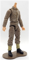 MTF WWII - BRITISH Soldier, LIGHT Skin Tone (WITHOUT Head) - 1:18 Scale Marauder Task Force Action Figure