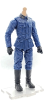 MTF WWII - GERMAN Soldier in BLUE Uniform, LIGHT Skin Tone (WITHOUT Head) - 1:18 Scale Marauder Task Force Action Figure