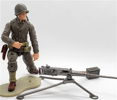 MTF WWII - Deluxe US ARMY 50 CAL MACHINE GUNNER with Gear - 1:18