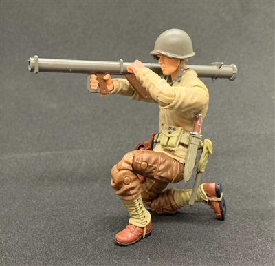 MTF WWII - Deluxe US ARMY BAZOOKA SOLDIER with Gear - 1:18 Scale Marauder Task Force Action Figure
