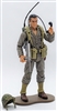 MTF WWII - Deluxe US MARINE NATIVE-AMERICAN RADIOMAN with Gear - 1:18 Scale Marauder Task Force Action Figure
