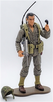 MTF WWII - Deluxe US MARINE NATIVE-AMERICAN RADIOMAN with Gear - 1:18 Scale Marauder Task Force Action Figure