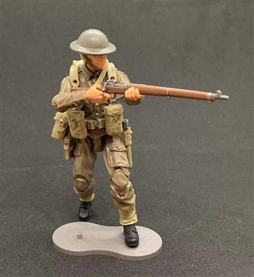 MTF WWII - Deluxe BRITISH RIFLEMAN with Gear - 1:18 Scale Marauder Task Force Action Figure