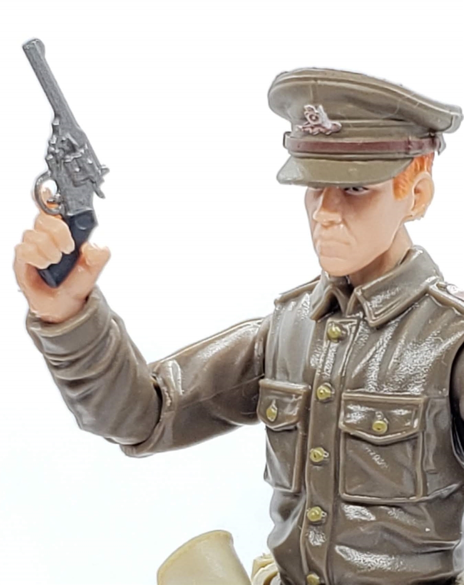 MTF WWII - Deluxe BRITISH ARMY OFFICER with Gear - 1:18 Scale