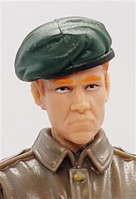 WWII British: Green Wool Beret - 1:18 Scale Modular MTF Accessory for 3-3/4" Action Figures