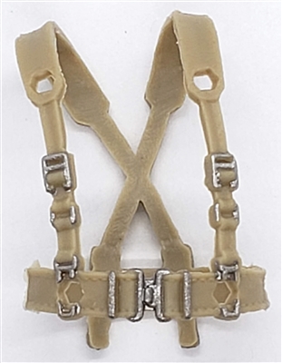 WWII British: Harness Rig "Web-Gear" Pattern 37 - 1:18 Scale Modular MTF Accessory for 3-3/4" Action Figures