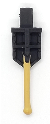 WWII German:  Entrenching Tool "Klappspaten" Shovel - 1:18 Scale Modular MTF Accessory for 3-3/4" Action Figures
