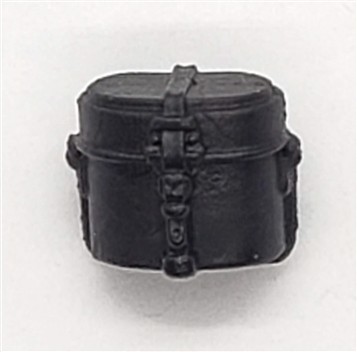 WWII German:  BLACK Mess Kit - 1:18 Scale Modular MTF Accessory for 3-3/4" Action Figures