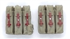 WWII German:  Tan MP40 Ammo Pouches (Set of TWO) - 1:18 Scale Modular MTF Accessories for 3-3/4" Action Figures
