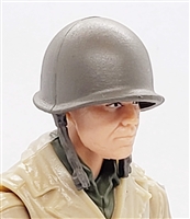WWII US Army: M1 Helmet - 1:18 Scale Modular MTF Accessory for 3-3/4" Action Figures