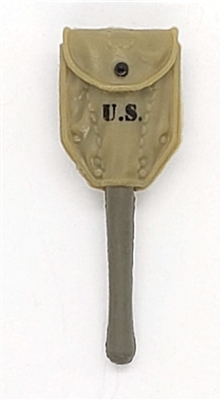 WWII US Army:  Entrenching Tool with Cover (Shovel) - 1:18 Scale Modular MTF Accessory for 3-3/4" Action Figures
