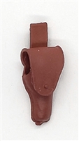 WWII US:  Holster with Flap (BROWN) - 1:18 Scale Modular MTF Accessory for 3-3/4" Action Figures