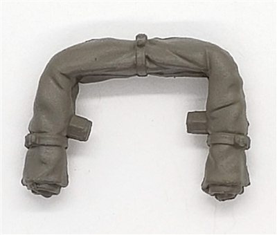 WWII US Army:  Rolled Up Poncho/Tent (Green) for Backpack - 1:18 Scale Modular MTF Accessory for 3-3/4" Action Figures