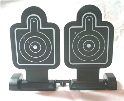 DUAL RIFLE TARGETS w/ WORKING BASE - 1:18 Scale Accessory for 3 3/4 ...
