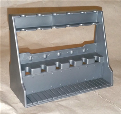 Large 6 Slot Rifle Rack - 1:18 Scale Accessory for 3 3/4 Inch Action Figures