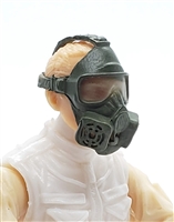 Headgear: Gasmask OLIVE GREEN Version - 1:18 Scale Modular MTF Accessory for 3-3/4" Action Figures