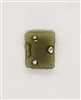 Armor Panel: Small Size OLIVE GREEN Version - 1:18 Scale Modular MTF Accessory for 3-3/4" Action Figures