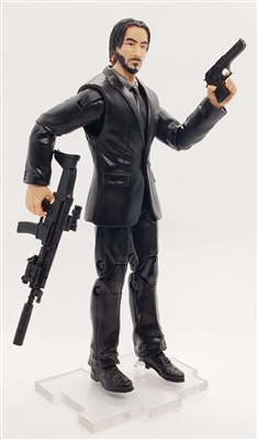 Deluxe "THEODORE" in BLACK Suit with GRAY Shirt MTF Agency Ops Figure - 1:18 Scale Marauder Task Force Action Figure