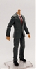 "Agency-Ops" GRAY SUIT & WHITE SHIRT with LIGHT Skin Tone Male WITHOUT Head - 1:18 Scale Marauder Task Force Action Figure