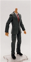 "Agency-Ops" GRAY SUIT & WHITE SHIRT with LIGHT Skin Tone Male WITHOUT Head - 1:18 Scale Marauder Task Force Action Figure