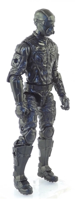 MTF Male Trooper with Masked Goggles & Breather Head BLACK "Night-Ops" Version BASIC - 1:18 Scale Marauder Task Force Action Figure